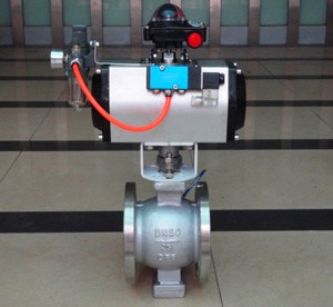 Q647F氣動V型球閥